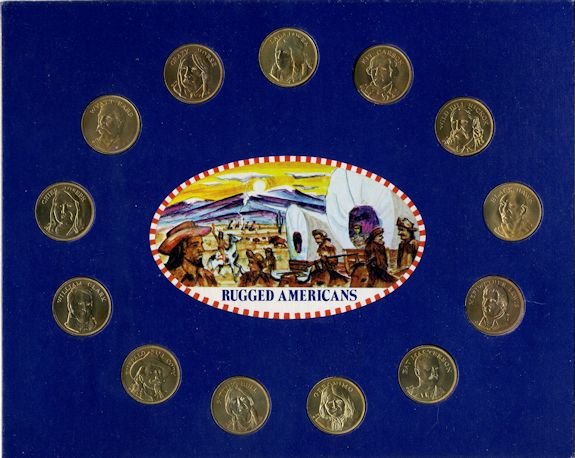 Husky Oil Company's<br>Rugged Americans Bronze Promotional Coin Set